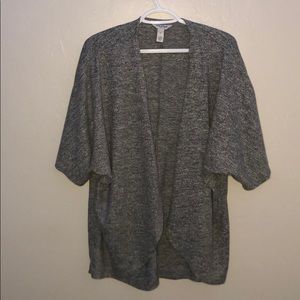 Gray Short Sleeve Arizona Jean Cardigan